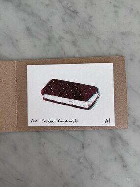 Ana Inciardi Mini Art Print - Ice Cream Sandwich
